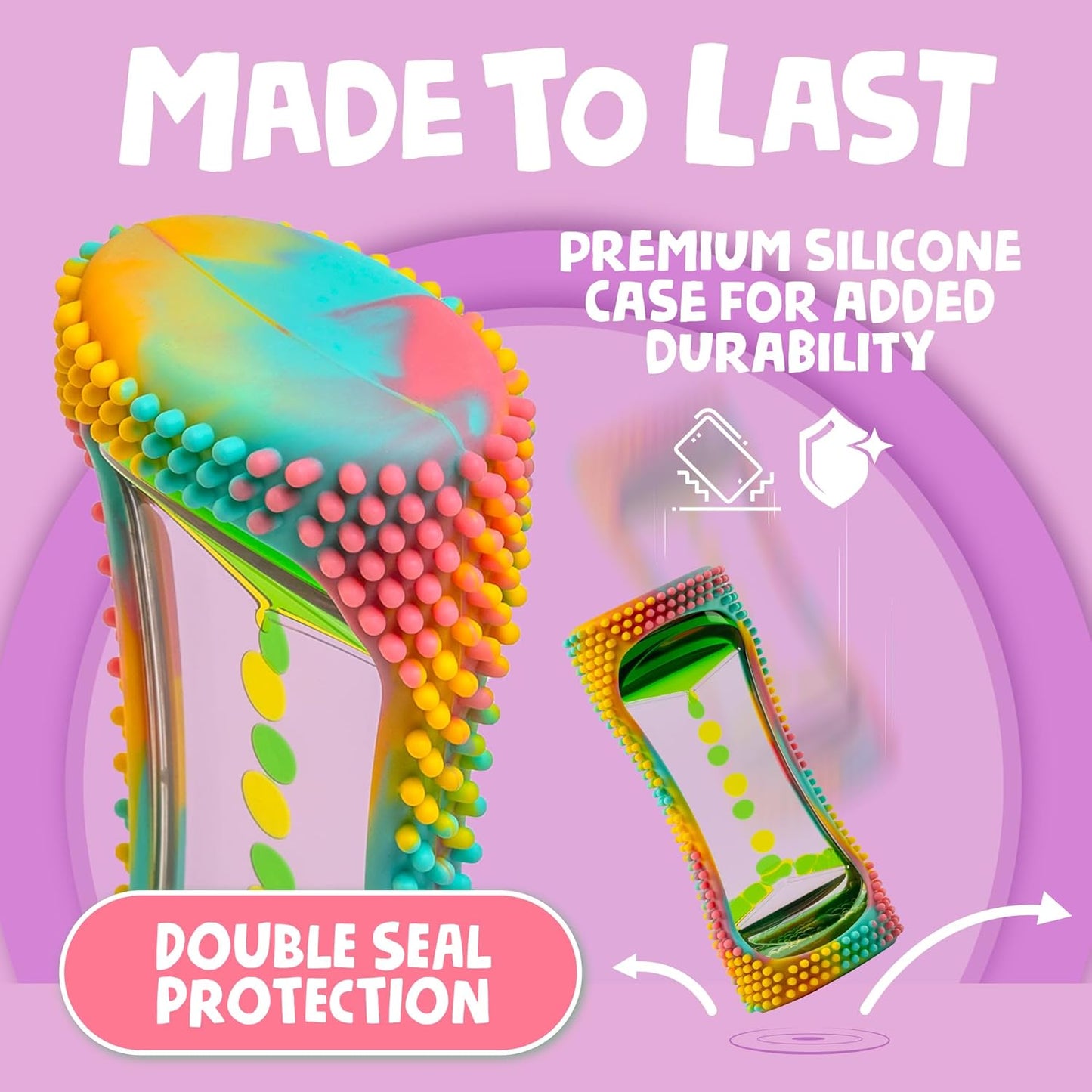 Liquid Motion Bubbler: Rainbow (Small)