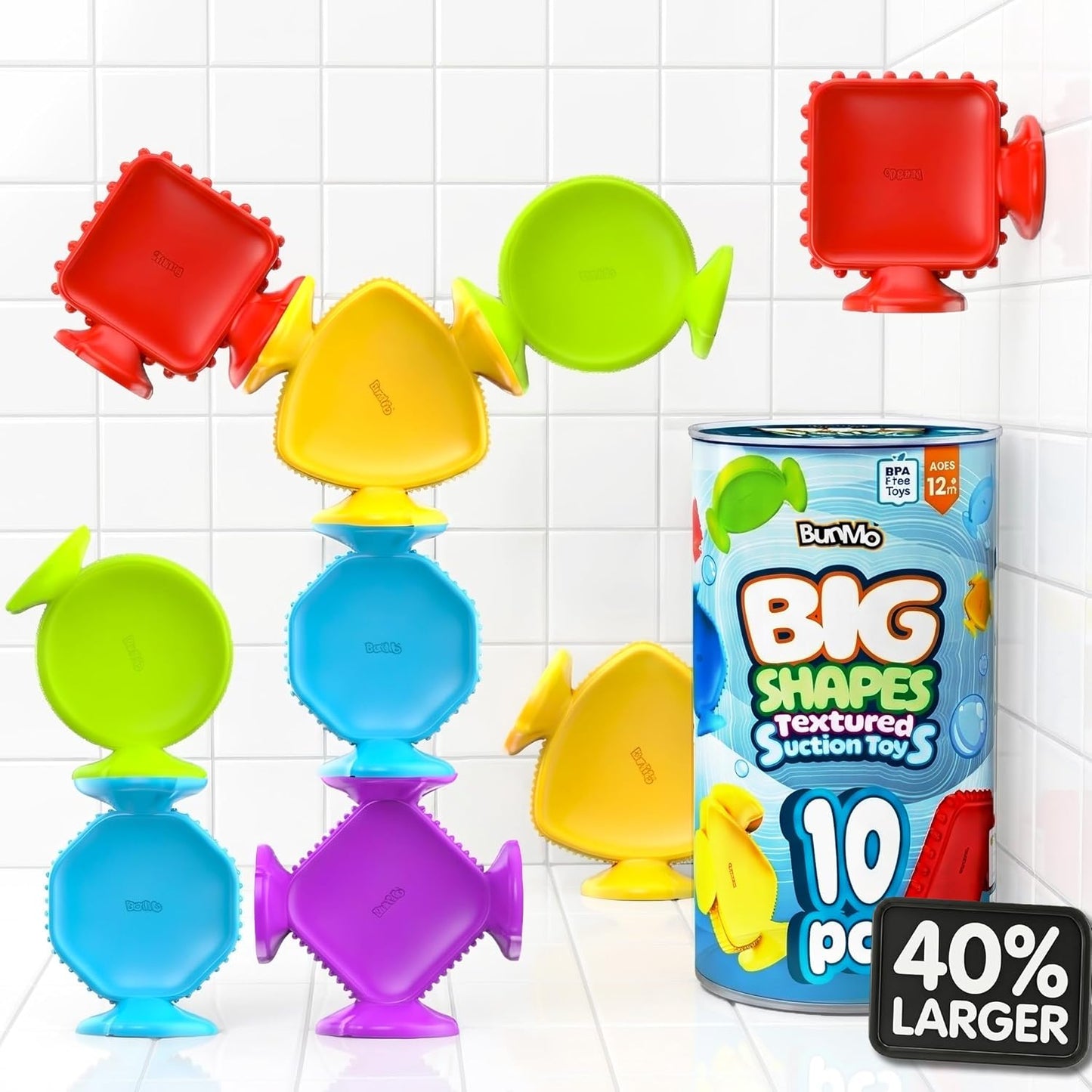 Big Shapes Bath Suction Toys