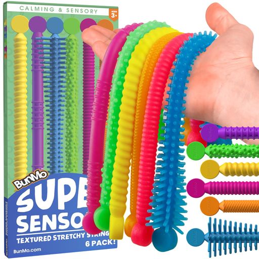 Fidget Toys and Sensory Toys by - Textured Stretchy Strings and Super Sensory