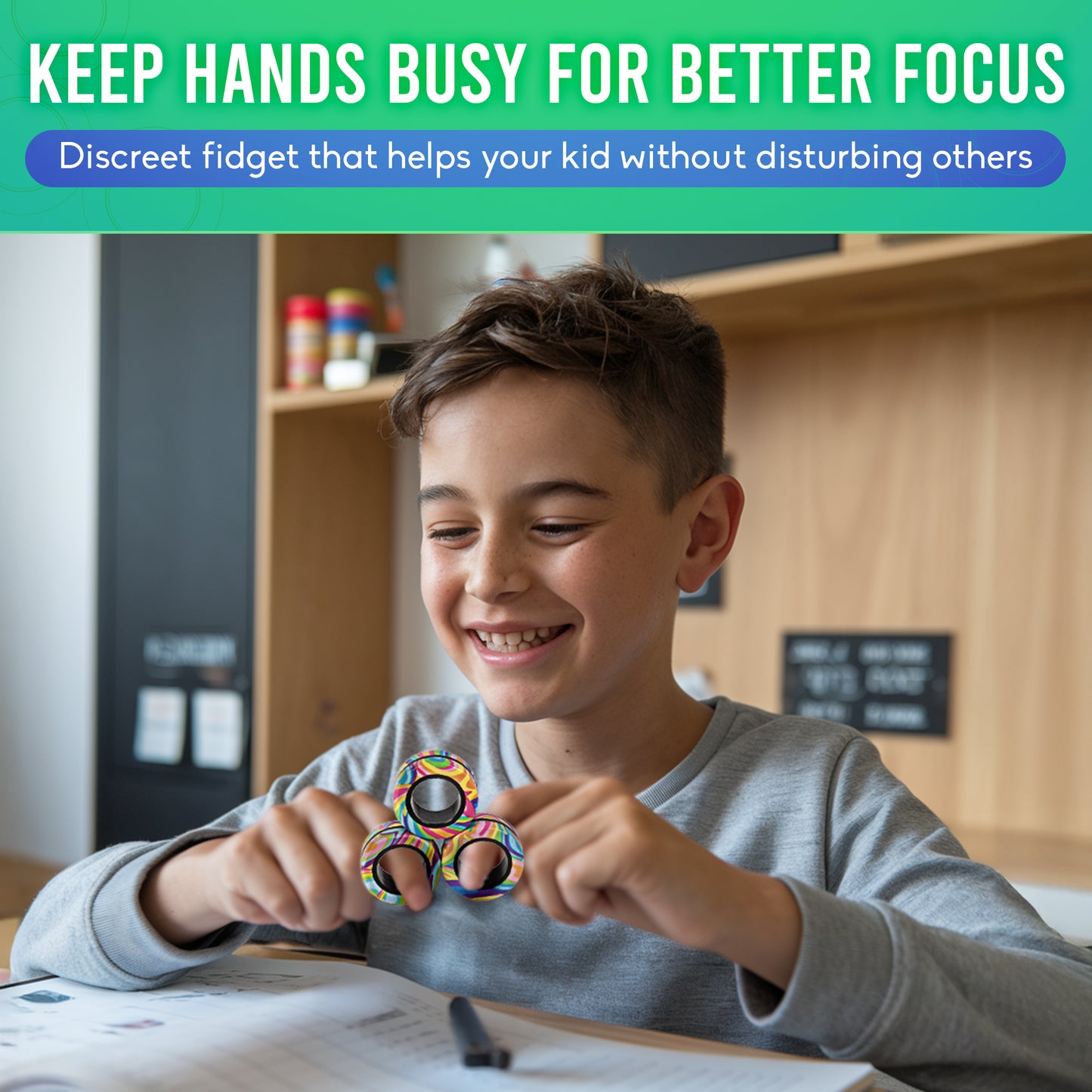 Magnetic Fidget Rings