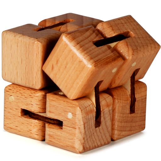 Wooden Cube Fidget Toy –