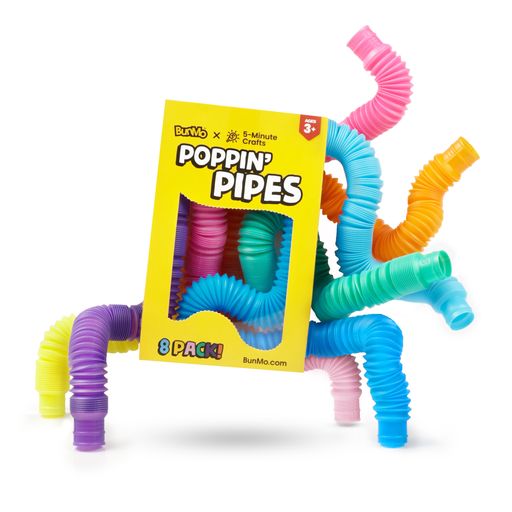 BunMo x 5-Minute Crafts Pop Tubes - 8pk