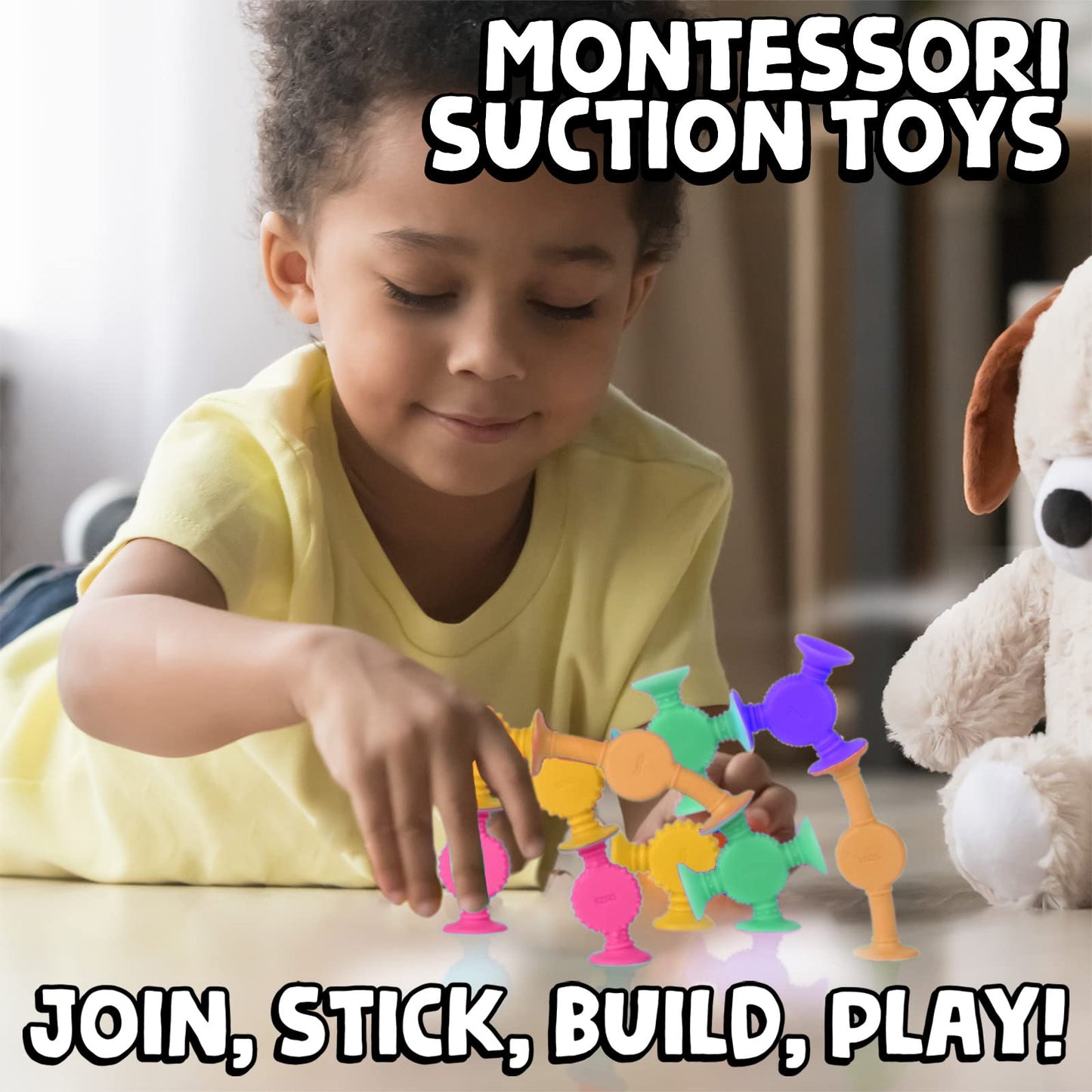BunMo x 5-Minute Crafts Textured Suction Toys