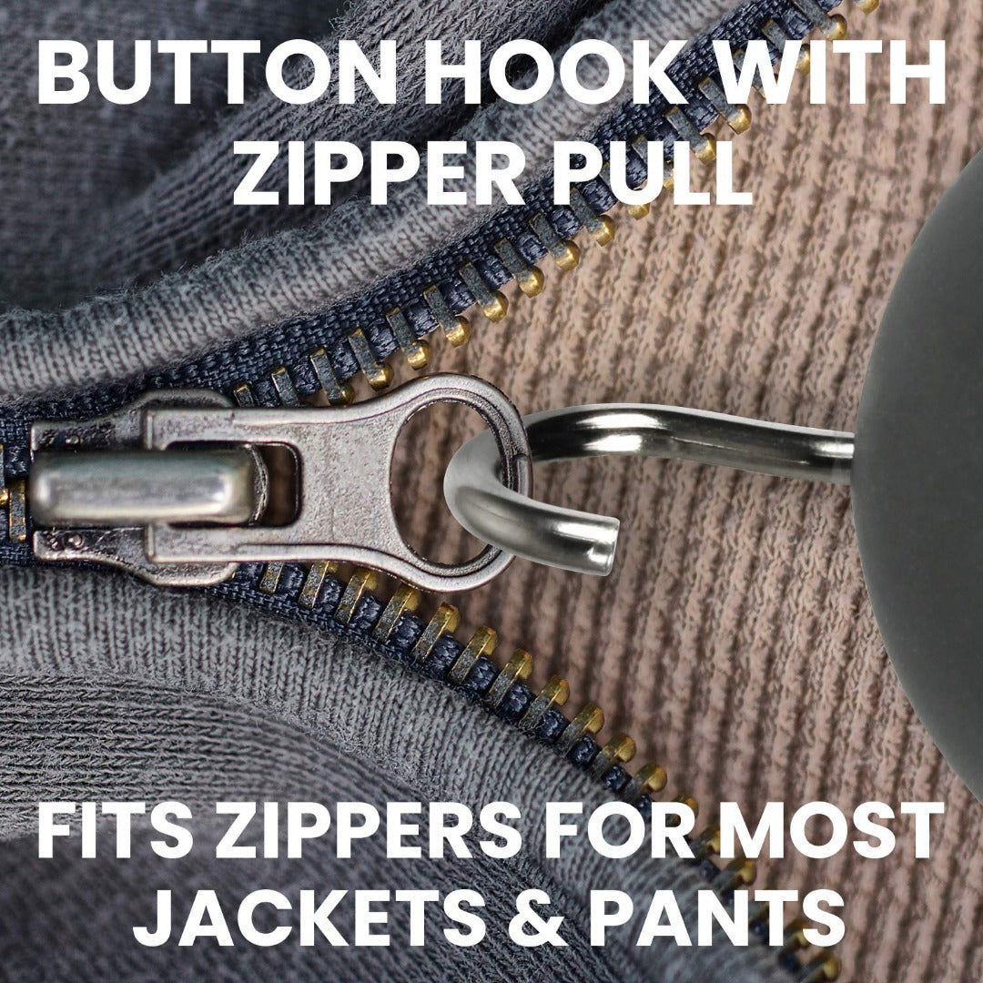 Button Hook Dressing Aid