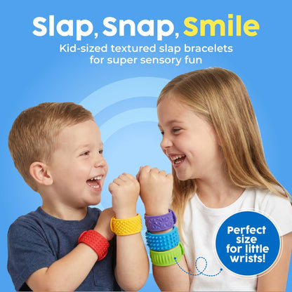 Textured Sensory Slap Bracelet 6 pk