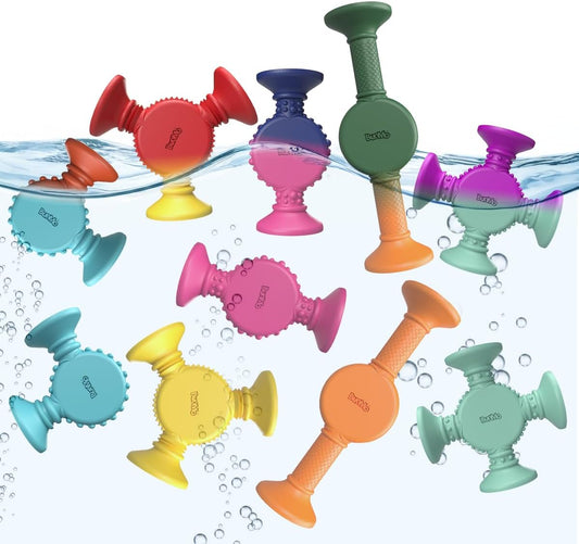 Color Changing Suction Toys 10pk
