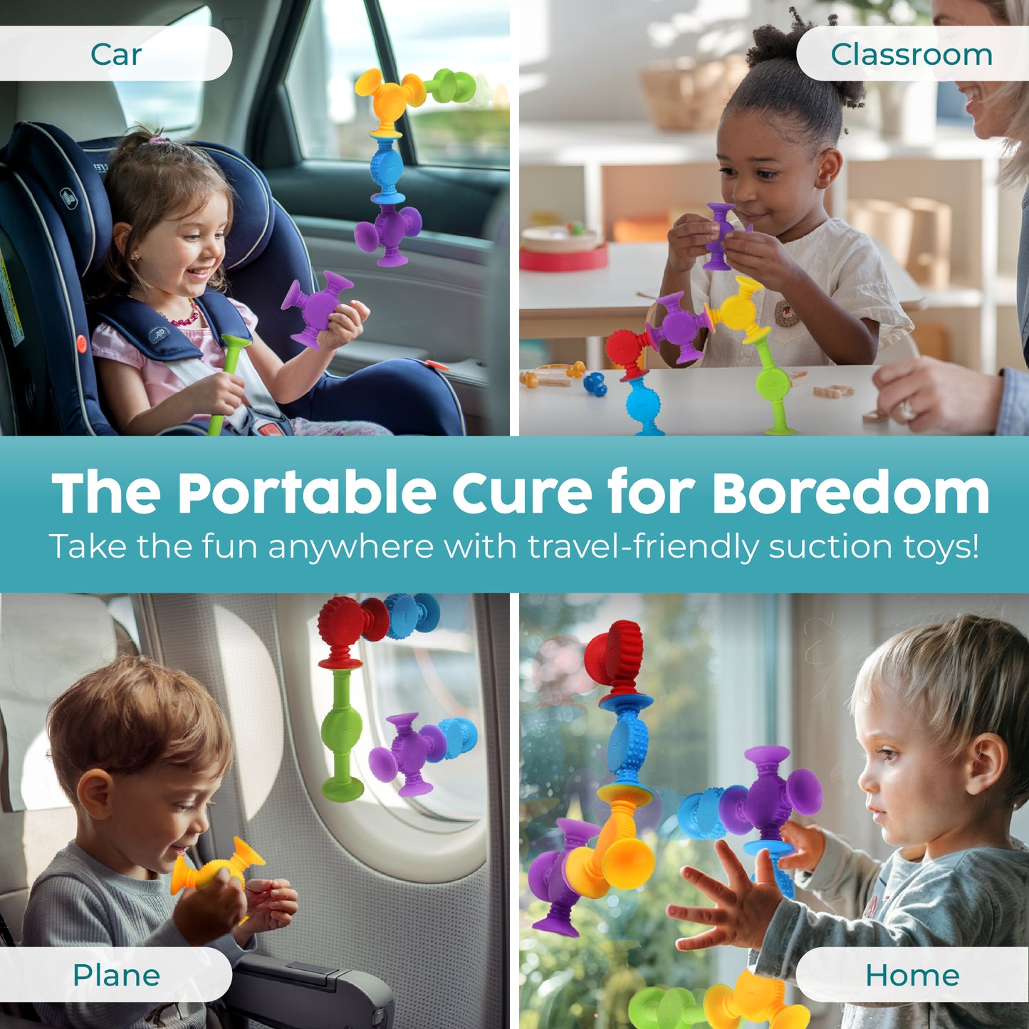 Textured Suction Toys