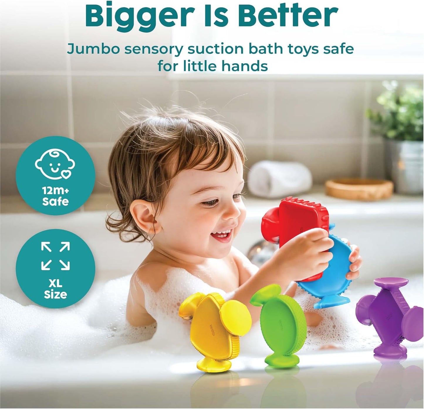 Big Shapes Bath Suction Toys