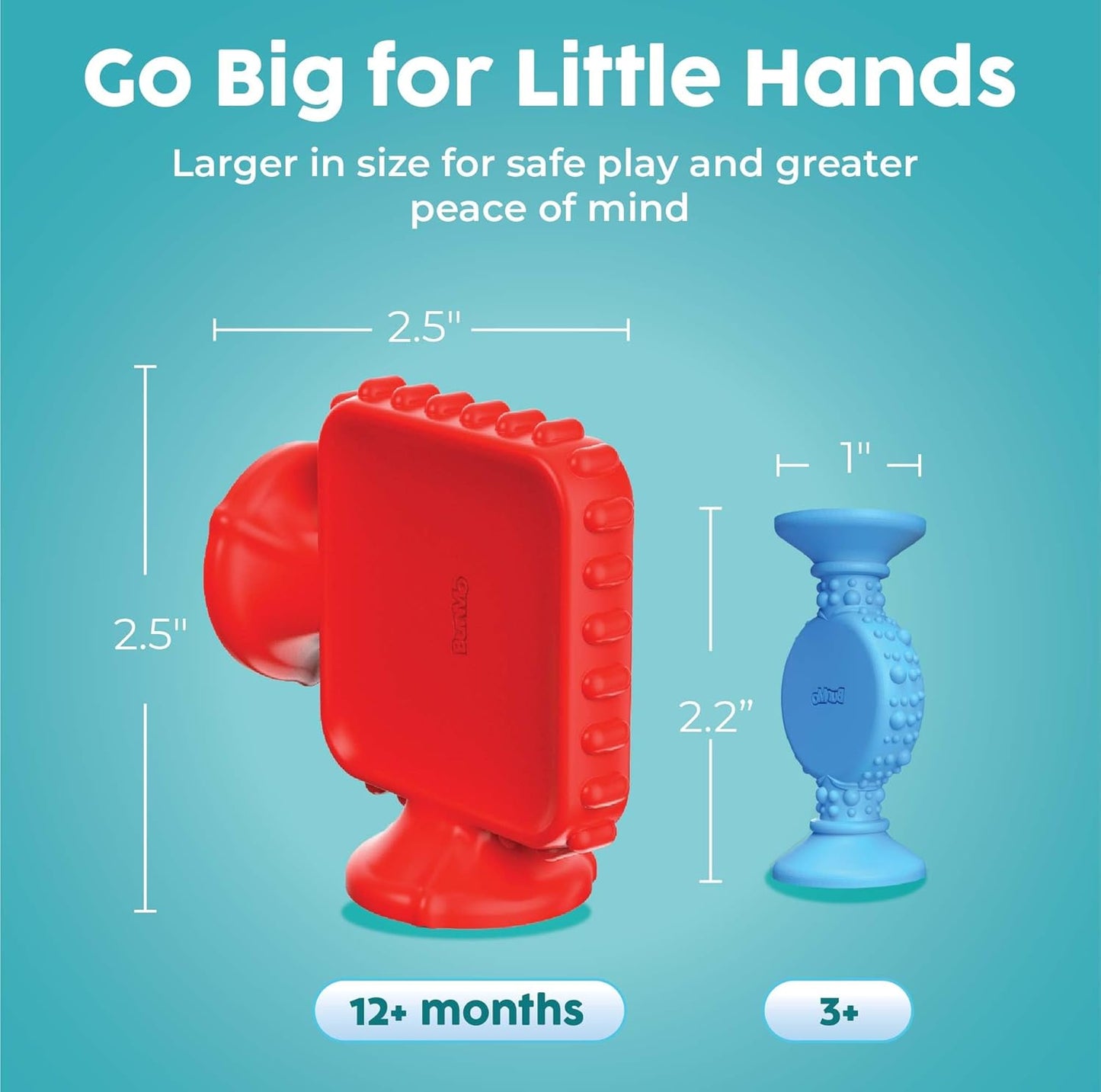 Big Shapes Bath Suction Toys