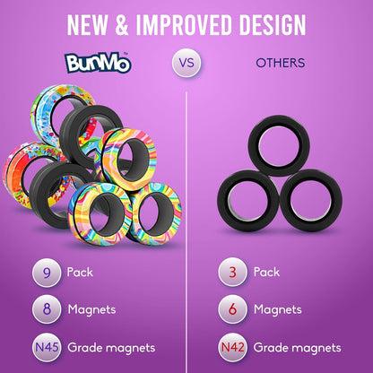Magnetic Rings Variety (9 pck)
