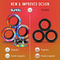 Rainbow Magnetic Rings (3 pck)