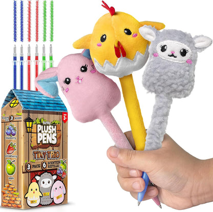 Plush Pens: Tiny Trio