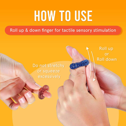 Spiky Sensory Fidget Rings (3 pck)