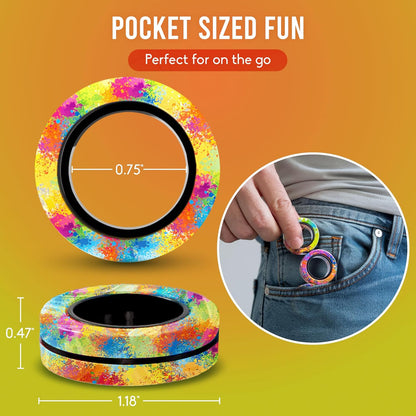 Rainbow Magnetic Rings (3 pck)