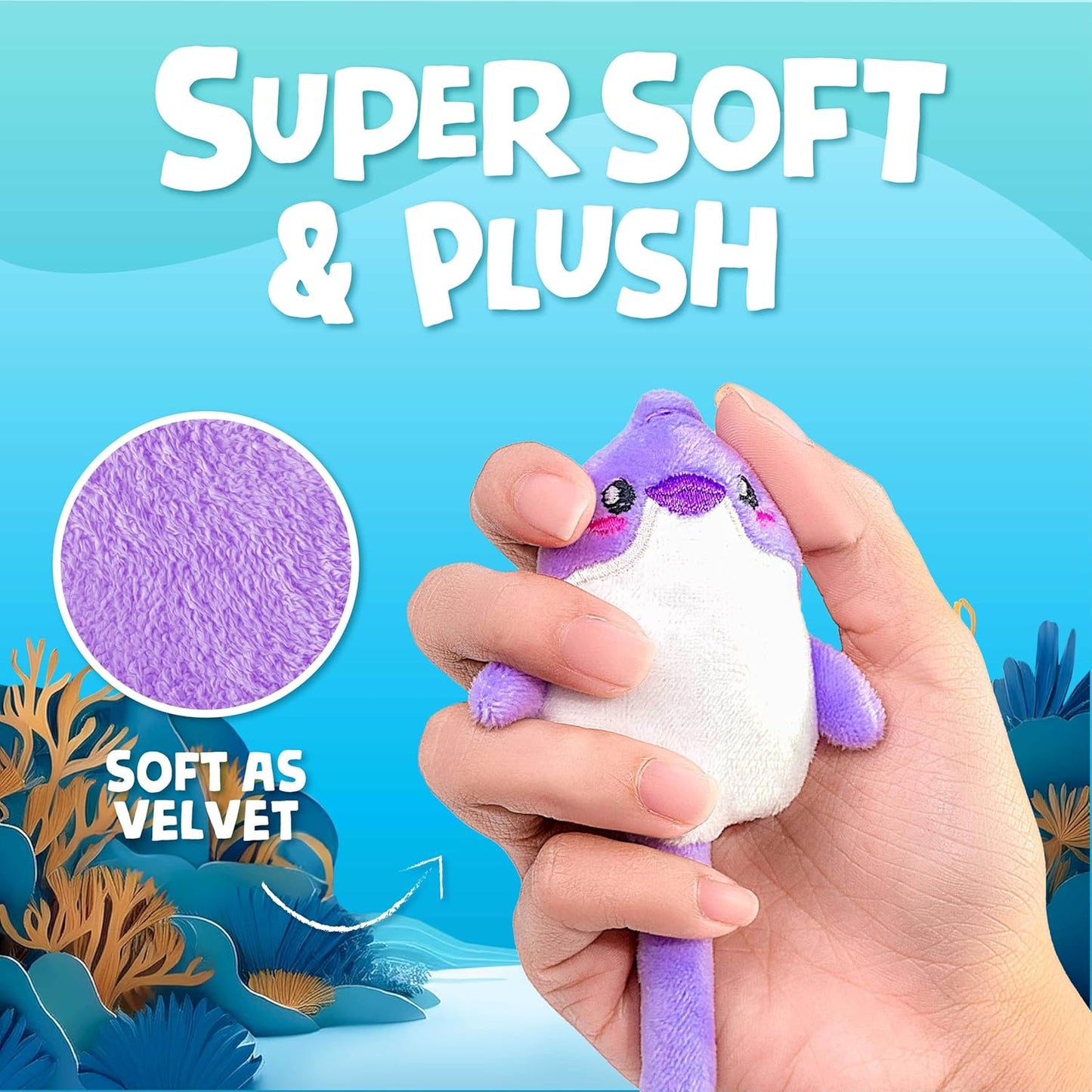Plush Pens: Ocean Buddies