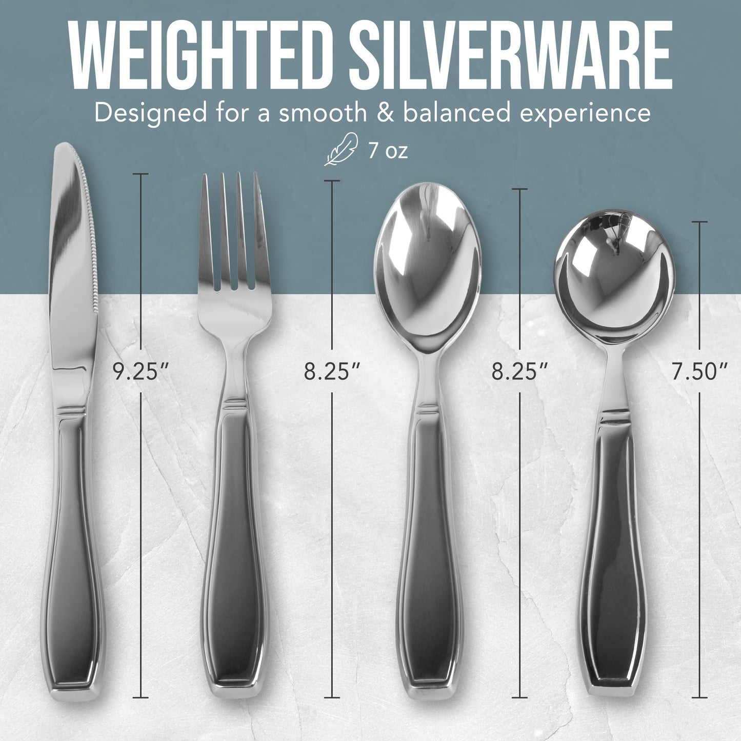 Heavy Weighted Utensils Set