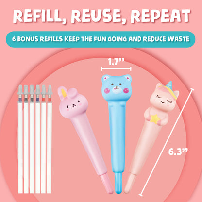 3pk Squishy Pens