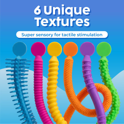 BunMo Stretchy Strings Textured 6 Pack