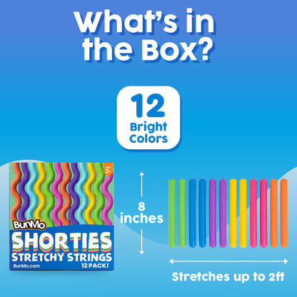 BunMo Stretchy Strings Mini Smooth 12 Pack