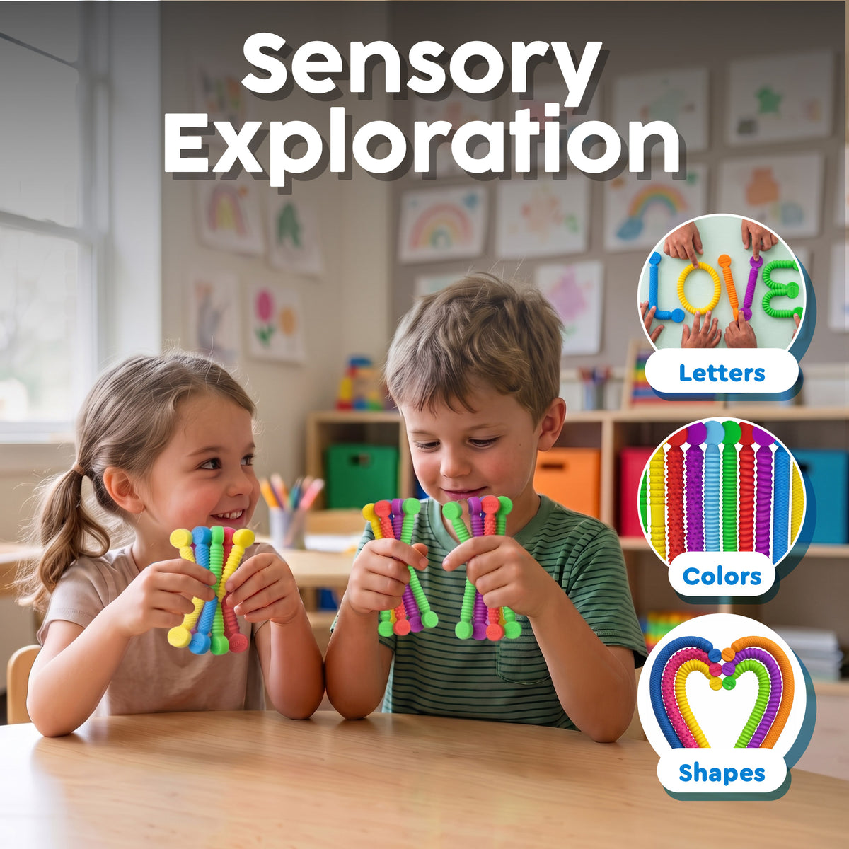 Shorties Super Sensory Stretchy Strings