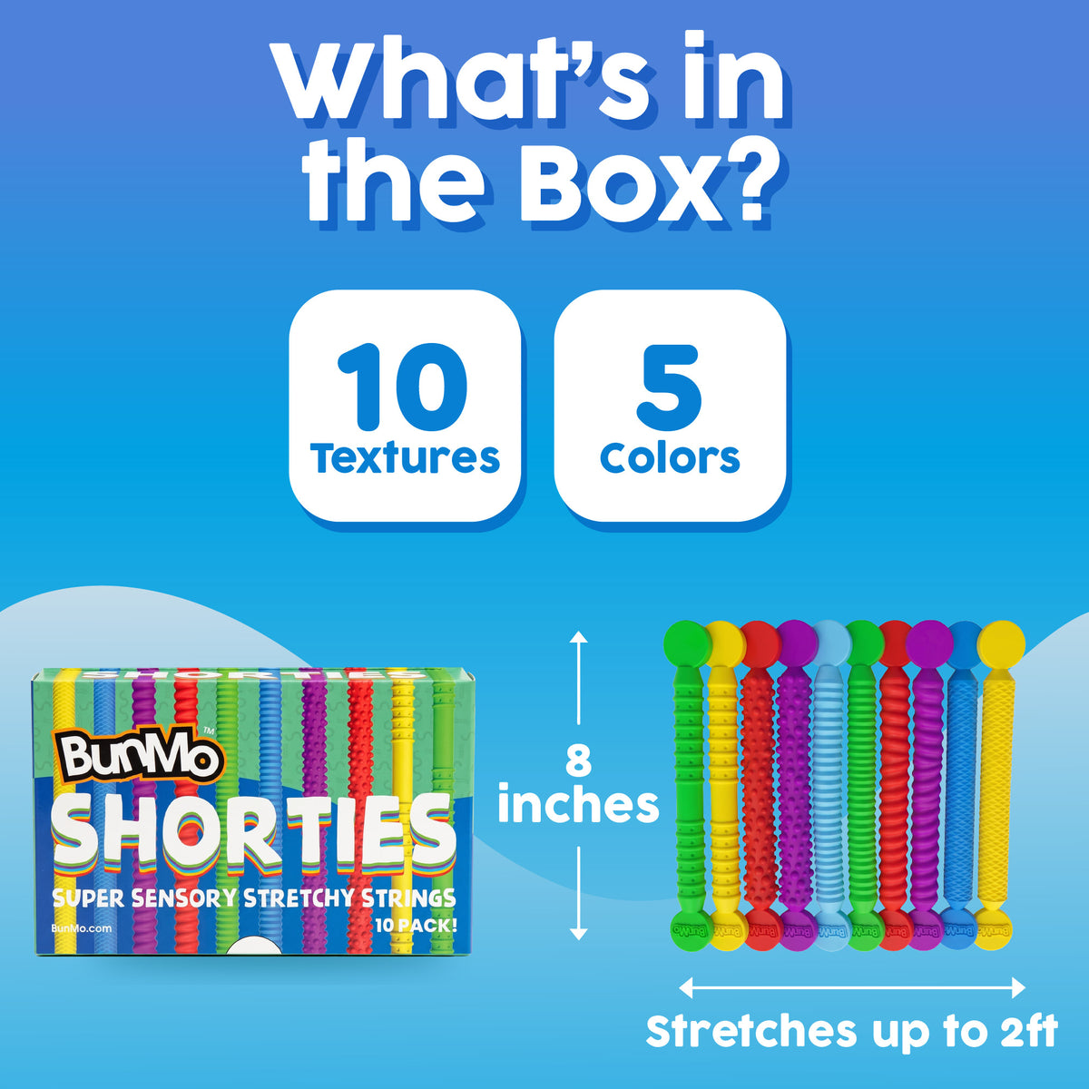 Shorties Super Sensory Stretchy Strings