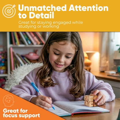 Wooden Cube Fidget Toy