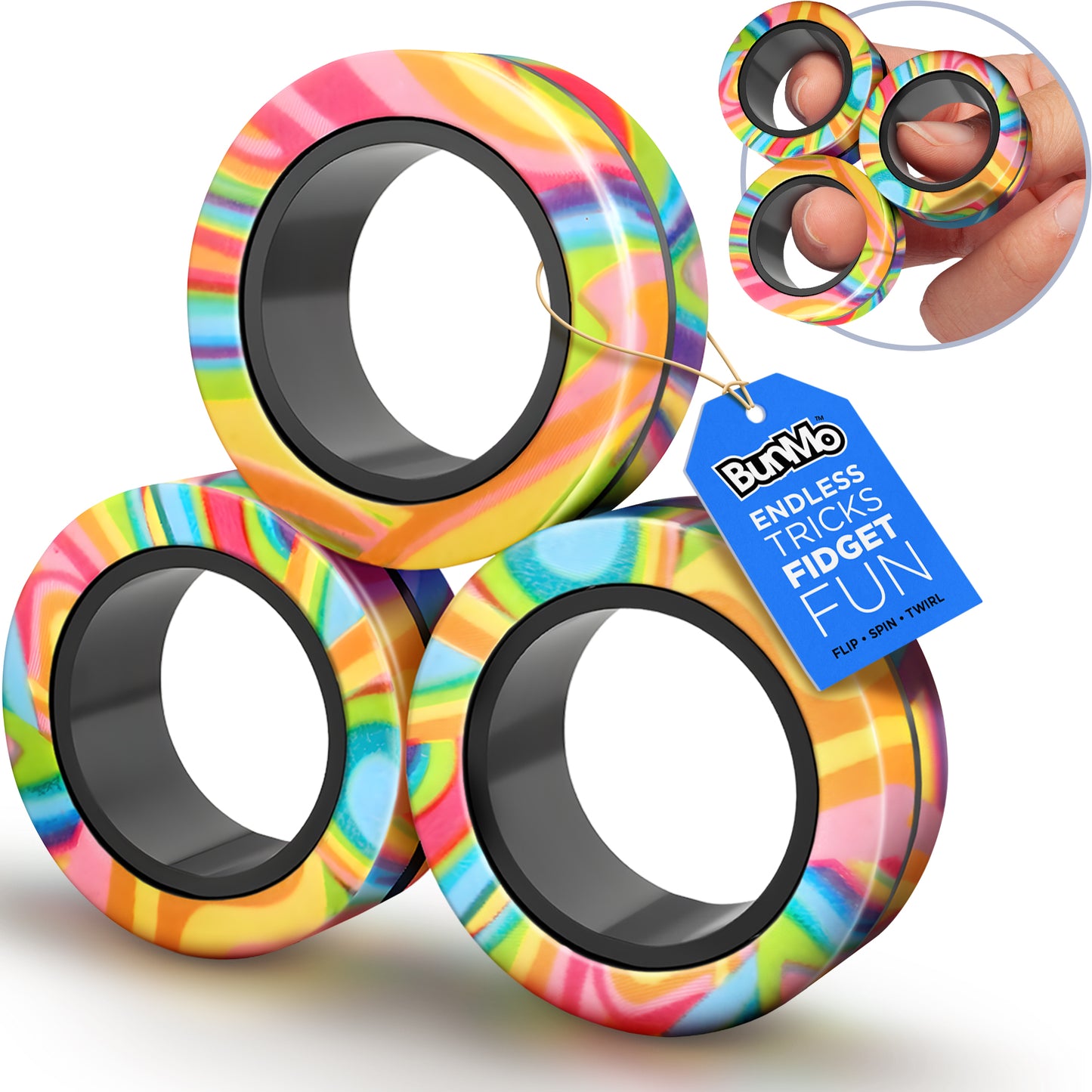 Magnetic Fidget Rings