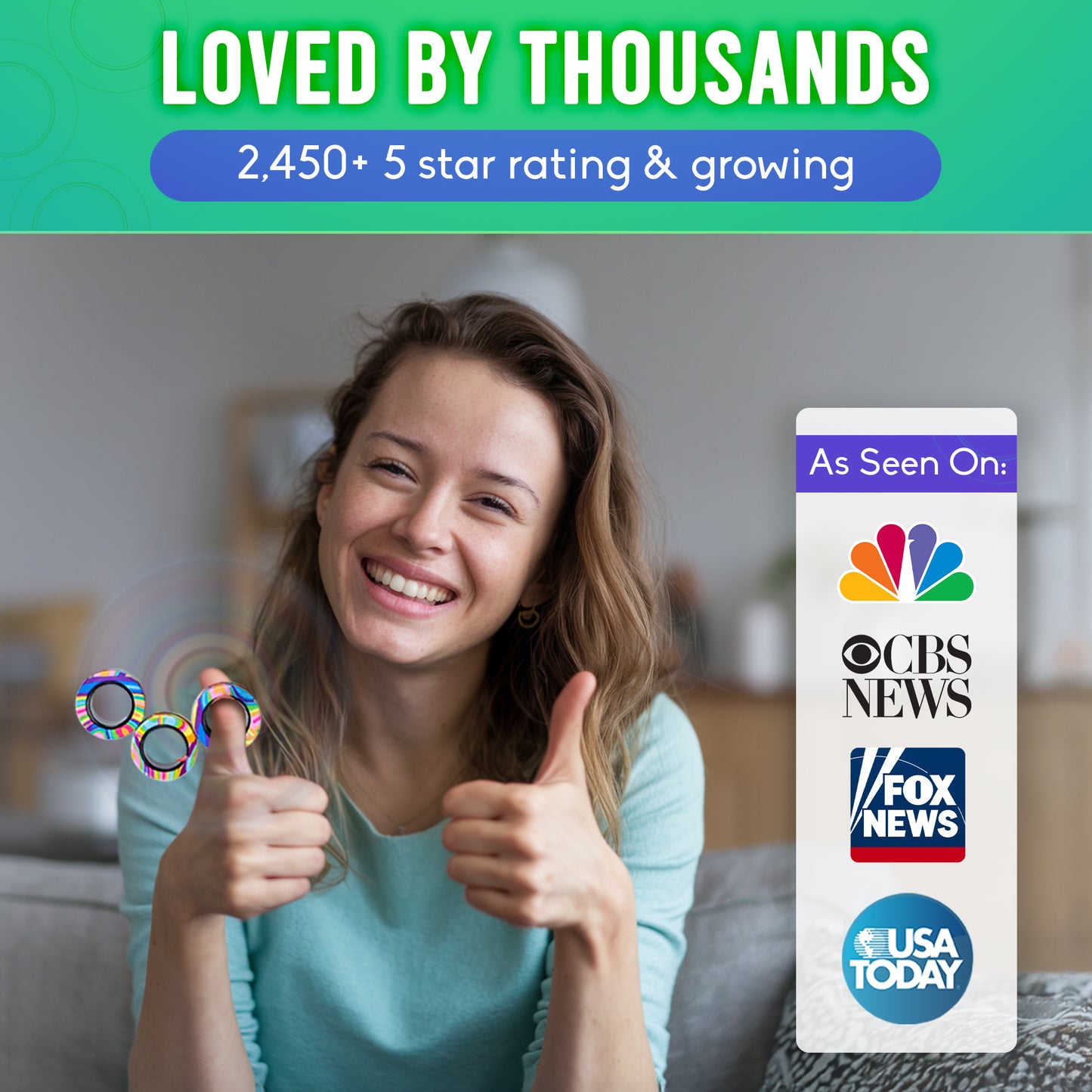 Magnetic Fidget Rings