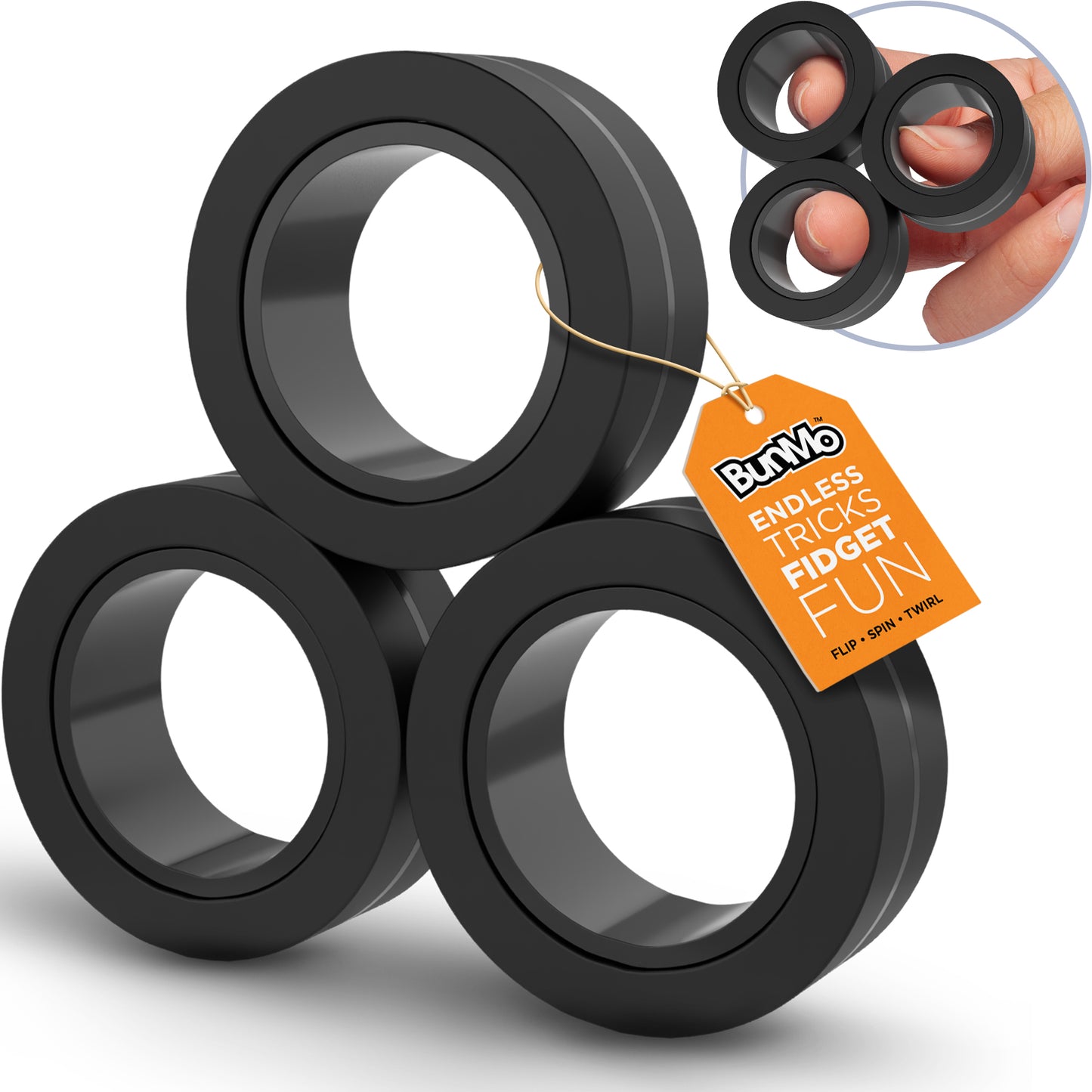 Magnetic Fidget Rings