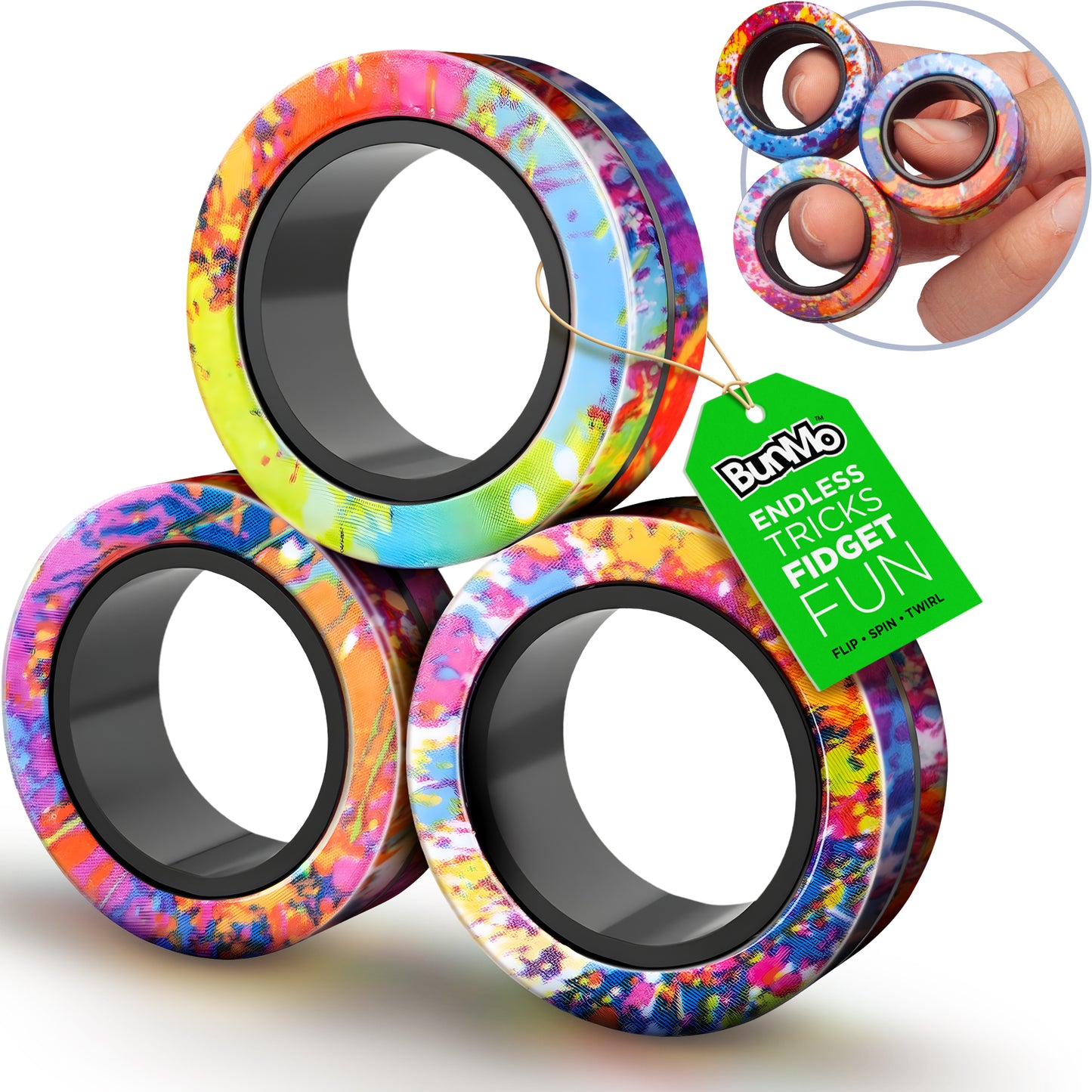 Magnetic Fidget Rings