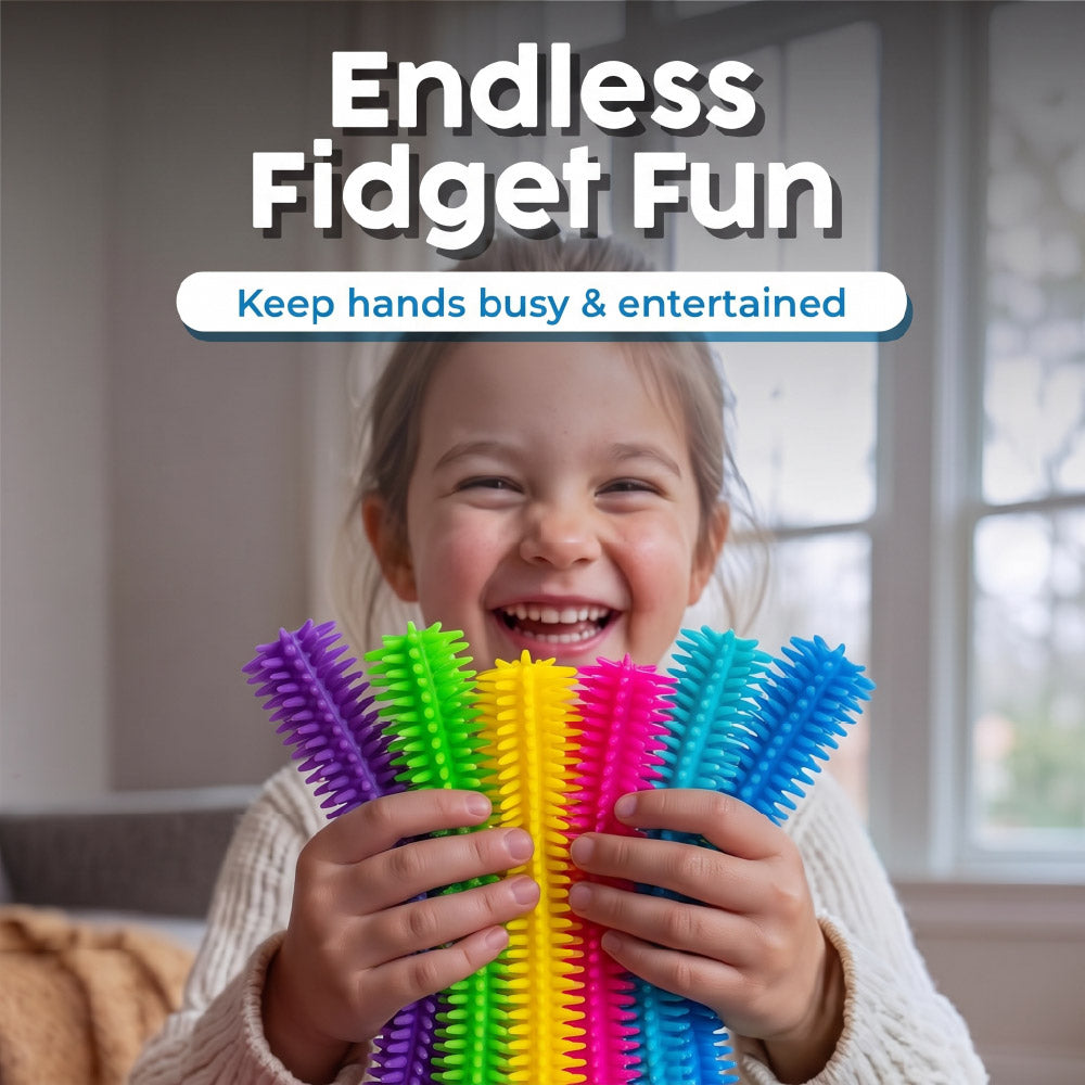 BUNMO Textured Stretchy Strings for Kids - 6 Pack
