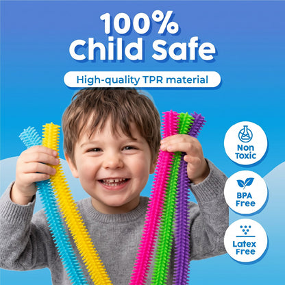 BUNMO Textured Stretchy Strings for Kids - 6 Pack