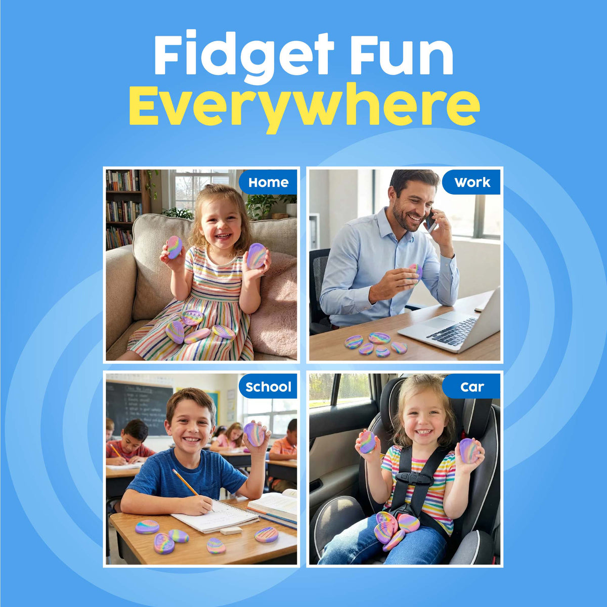 Sensory Fidget Stones