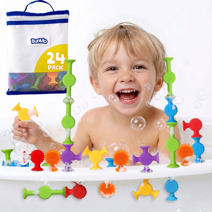 BunMo Textured Suction Bath Toys