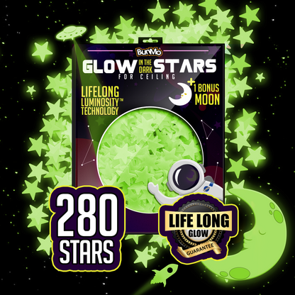 Glow in the Dark Stars for Ceiling & Walls