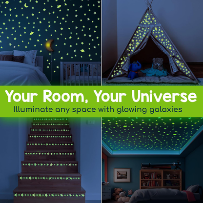Glow in the Dark Stars for Ceiling & Walls