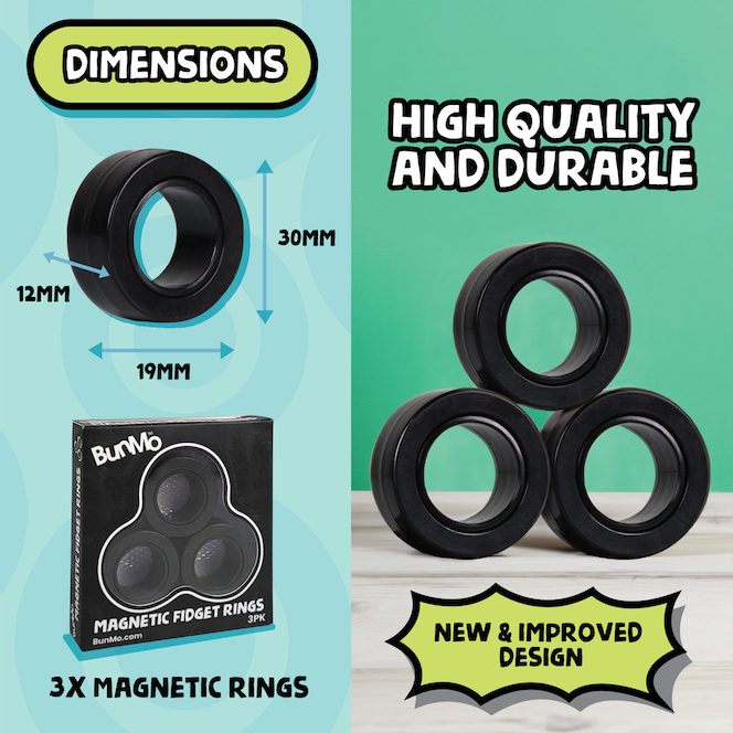 Magnetic Fidget Rings