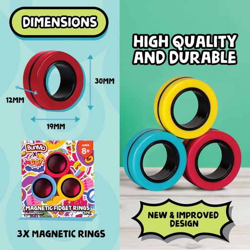 BUNMO x 123GO! Magnetic Rings