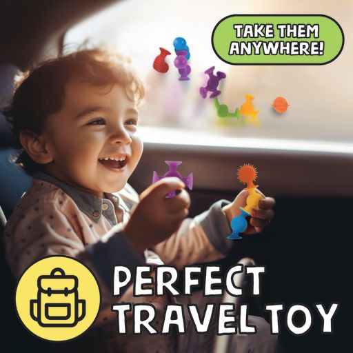 Textured Suction Toys 44pk