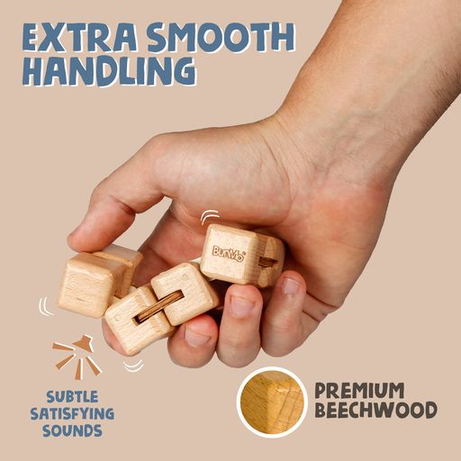 Wooden Cube Fidget Toy