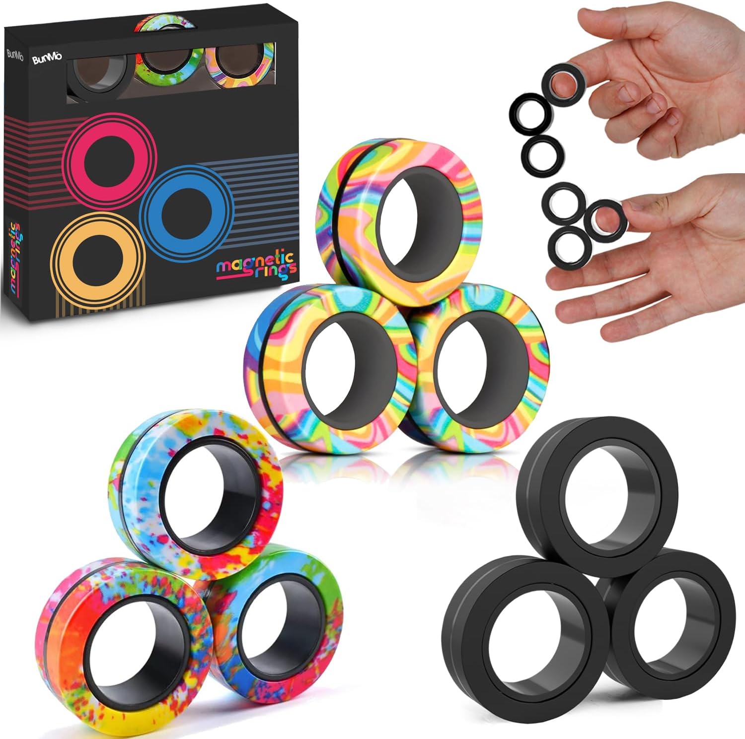 Magnetic Fidget Rings –