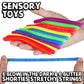 ‘Shorties’ Glitter Glow Stretchy Fidget Toys